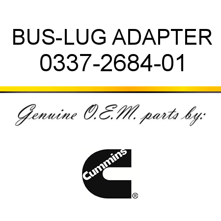 BUS-LUG ADAPTER 0337-2684-01