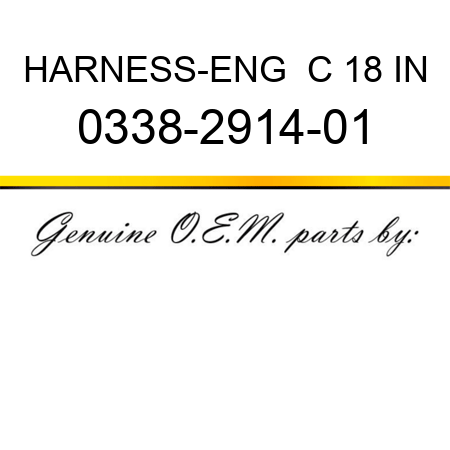 HARNESS-ENG  C 18 IN 0338-2914-01