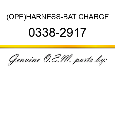 (OPE)HARNESS-BAT CHARGE 0338-2917