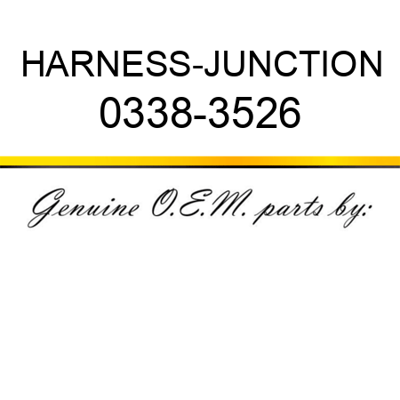 HARNESS-JUNCTION 0338-3526