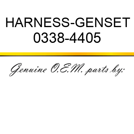 HARNESS-GENSET 0338-4405