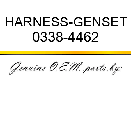 HARNESS-GENSET 0338-4462