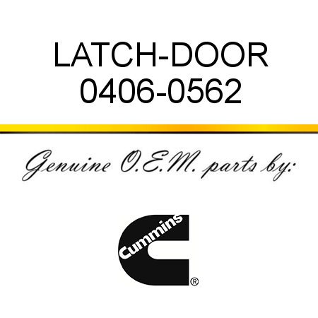 LATCH-DOOR 0406-0562