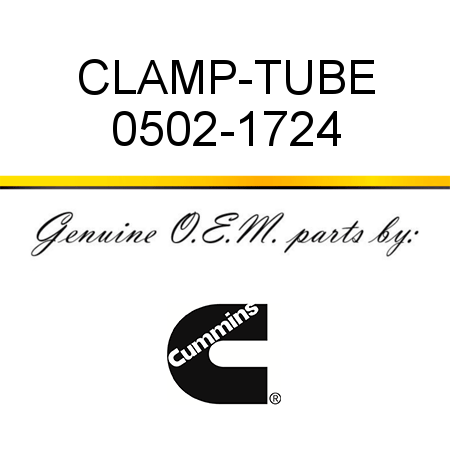CLAMP-TUBE 0502-1724