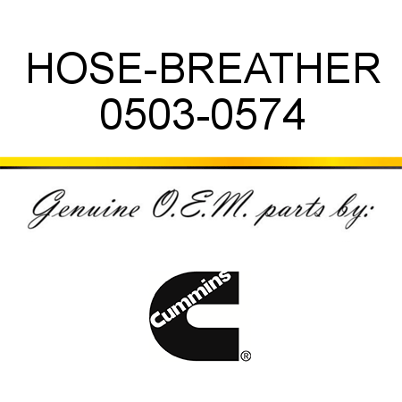 HOSE-BREATHER 0503-0574