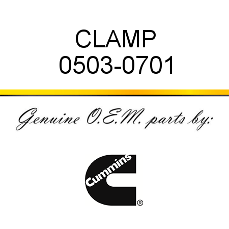 CLAMP 0503-0701