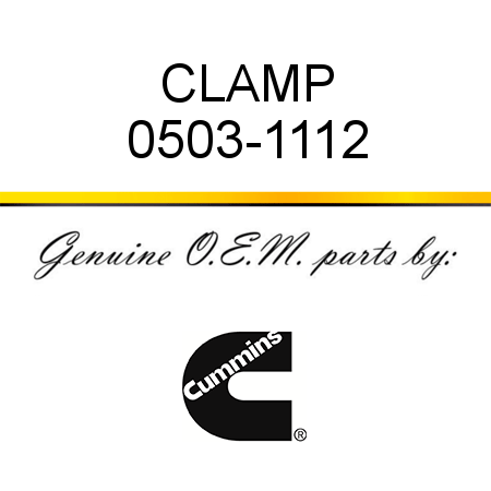 CLAMP 0503-1112