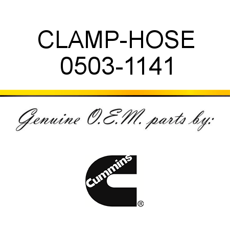 CLAMP-HOSE 0503-1141