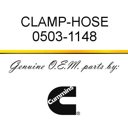 CLAMP-HOSE 0503-1148