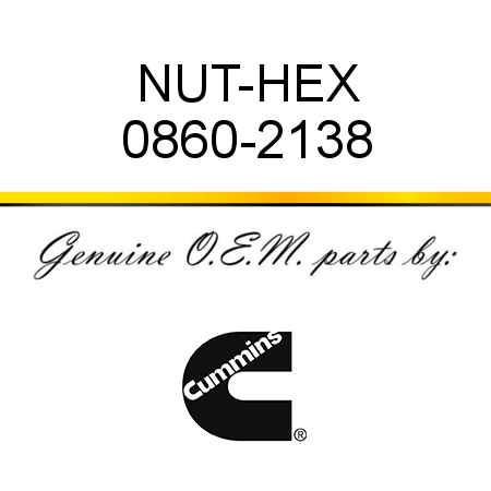 NUT-HEX 0860-2138