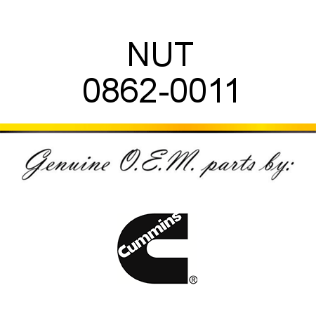 NUT 0862-0011