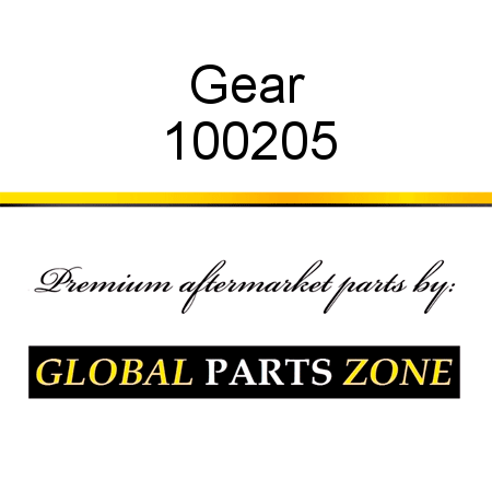 Gear 100205