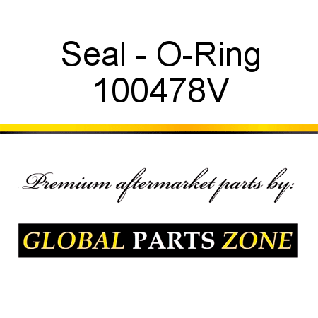 Seal - O-Ring 100478V