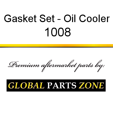 Gasket Set - Oil Cooler 1008