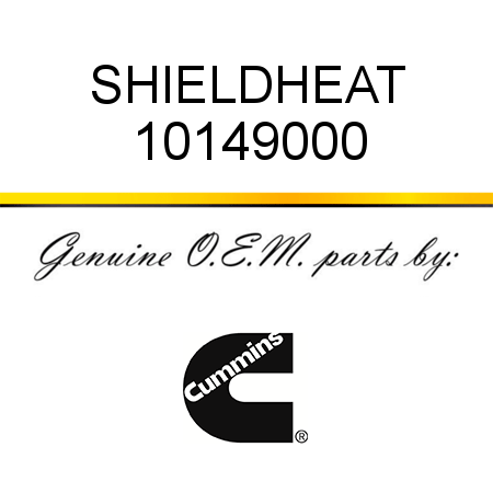 SHIELD,HEAT 10149000