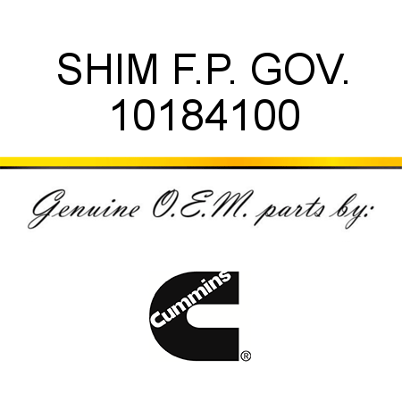 SHIM, F.P. GOV. 10184100