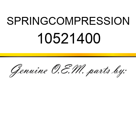 SPRING,COMPRESSION 10521400