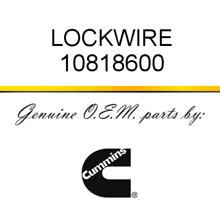 LOCKWIRE 10818600