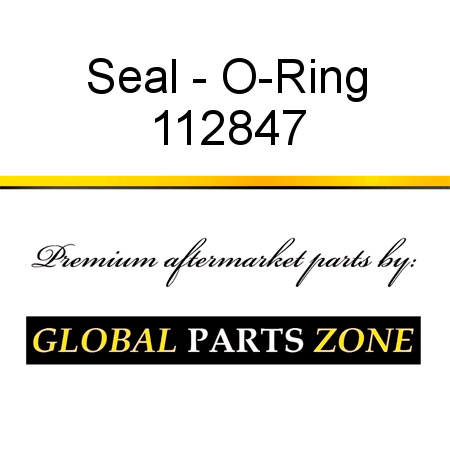 Seal - O-Ring 112847