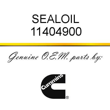 SEAL,OIL 11404900