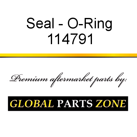 Seal - O-Ring 114791