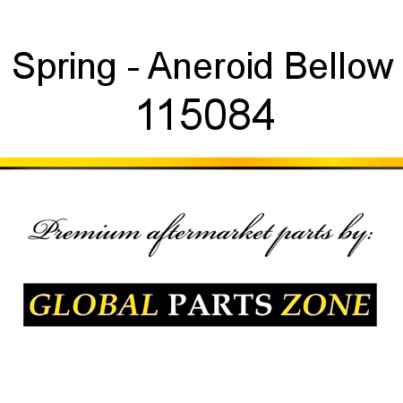 Spring - Aneroid Bellow 115084