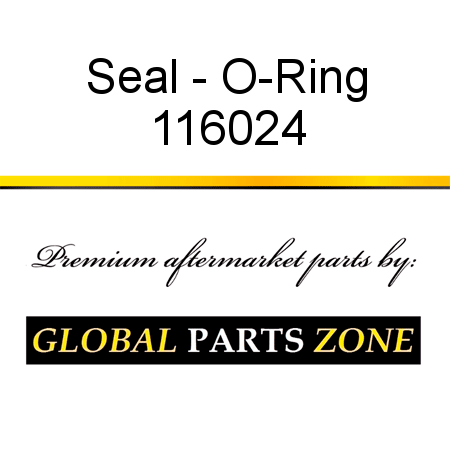 Seal - O-Ring 116024
