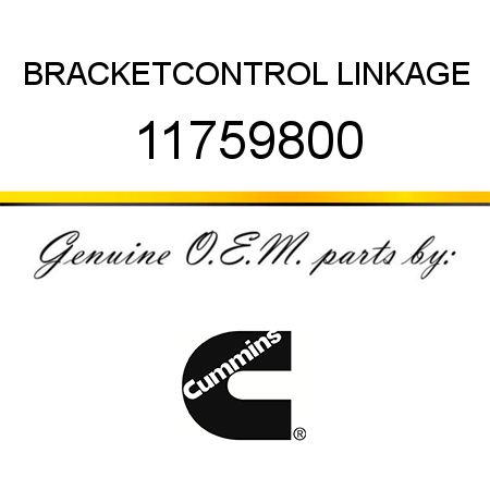 BRACKET,CONTROL LINKAGE 11759800