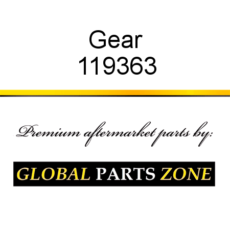Gear 119363