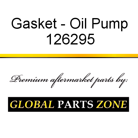 Gasket - Oil Pump 126295