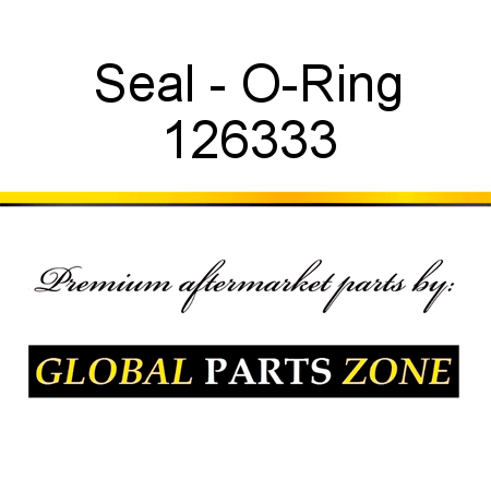 Seal - O-Ring 126333