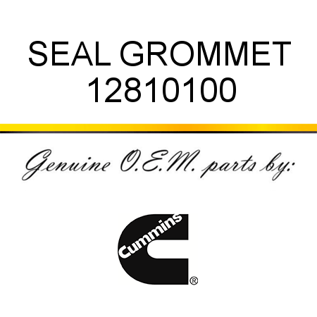 SEAL, GROMMET 12810100