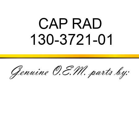 CAP RAD 130-3721-01