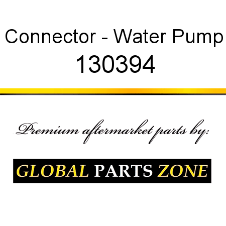 Connector - Water Pump 130394