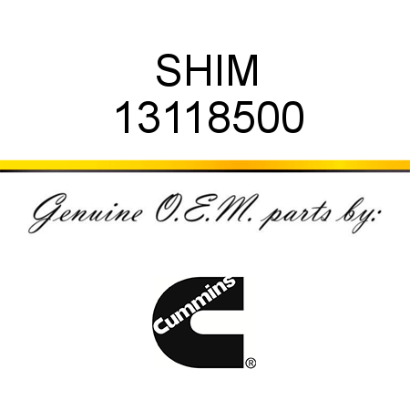 SHIM 13118500