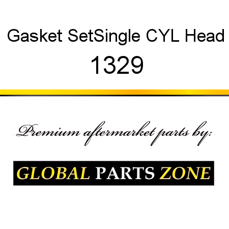 Gasket Set,Single CYL Head 1329