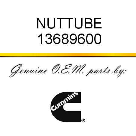 NUT,TUBE 13689600