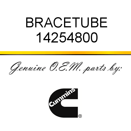 BRACE,TUBE 14254800