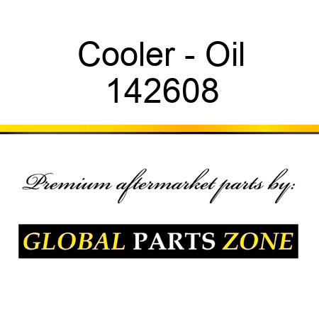 Cooler - Oil 142608