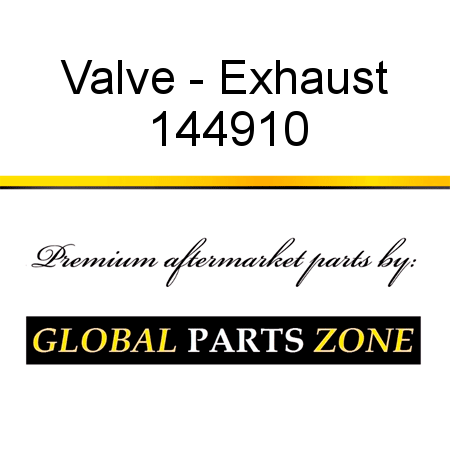 Valve - Exhaust 144910