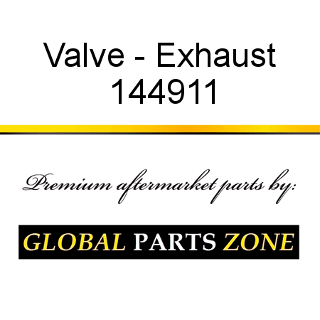 Valve - Exhaust 144911