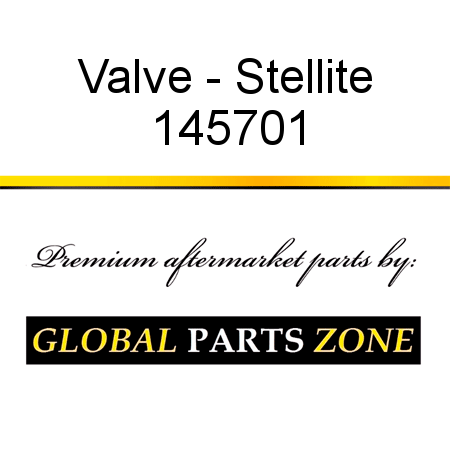 Valve - Stellite 145701