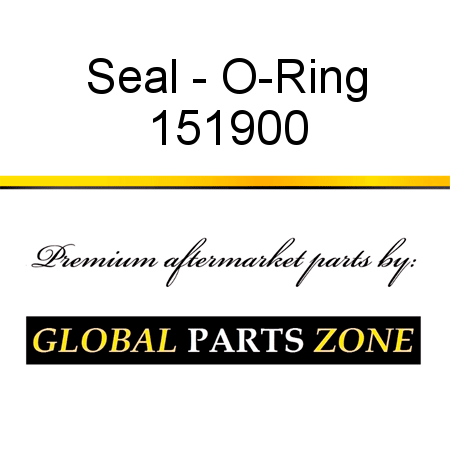 Seal - O-Ring 151900