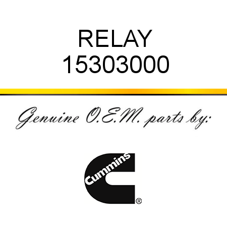 RELAY 15303000