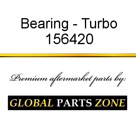 Bearing - Turbo 156420