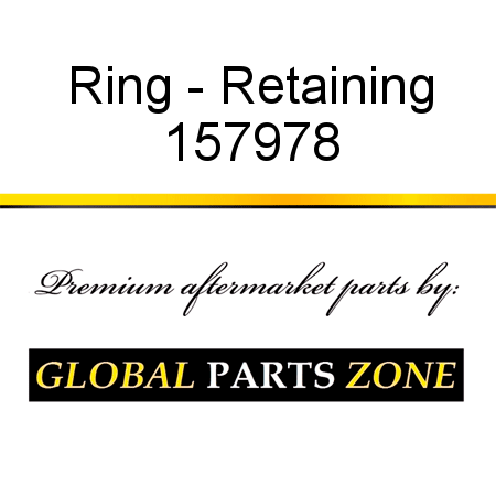 Ring - Retaining 157978