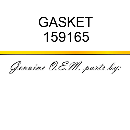 GASKET 159165