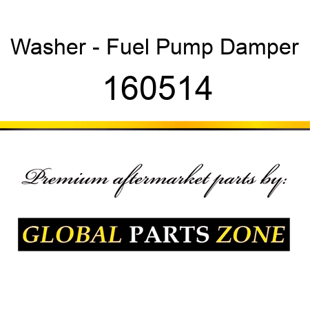 Washer - Fuel Pump Damper 160514