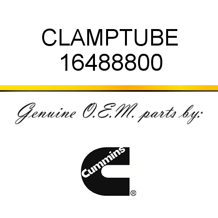 CLAMP,TUBE 16488800