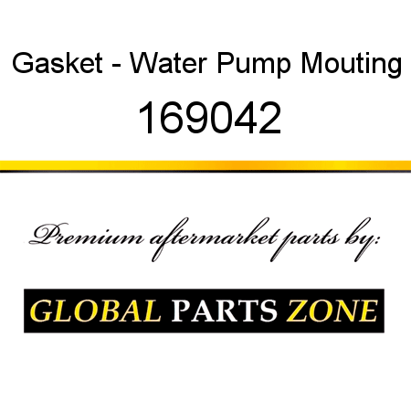 Gasket - Water Pump Mouting 169042